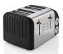 Swan Retro 4 Slice Stainless Steel Black Toaster