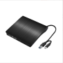 USB 3.2 External Cd/dvd Drive With Dual Usb-a And Usb-c Ports
