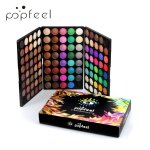 Popfeel MINI Eyeshadow Palette - Professional Travel Portable Eye Shadow Combination Set With 3-IN-1 Multicolor Glitter Eyeshado