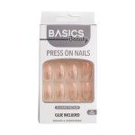 Basics Press On Nails - Square Medium