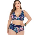 Women's Plus Size Flower Mashup Bikini - 3XL