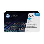 HP 646A Cyan Toner Cartridge 12 500 Pages Original CF031A Single-pack