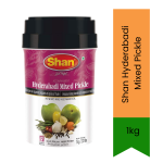 Hyderabadi Mixed Pickle Deccani Style Spicy Achar 1KG - Bold Extra-pungent Southern Herb Infused Veggie Medley Ultimate Kick For