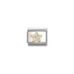 Composable Classic Link Star Silver Glitter
