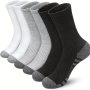 10 Or 20 Or 30 Pairs Of Men's Fashion Crew Socks Comfy Breathable Thin Sport Socks For All Seasons Wearing