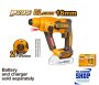 Rotary Hammer Drill Brushless Cordless 22MM 20V Lithium-ion 1.8J Ingco CRHLI20188