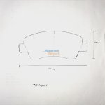 Kbc Brake Pads Front For Mahindra KUV100 Nxt K2+