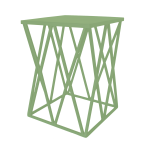 Tiffany Side Table - Green Air Semi Matt