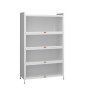 Steel 4-TIER Cupboard Standing Organizer Bakers Rack Kitchen Storage Rack - White