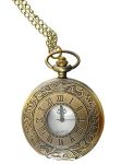 Classic Quartz Pocket Watch With Roman Numerals