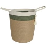 Floor Basket - Olive Jute Jungle - Large
