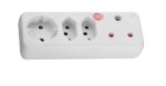 3 Pin ADAPTOR-1X 16A-2X5A-1X10A 3PINEURO + Medium Surge