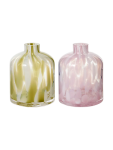 Swirl Glass Vases 10.5CM - None Assorted