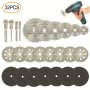 32PCS MINI Hss Circular Saw Blade Resin Cut-off Woodworking Cutting Discs Diamond Metal Saw Blades For Rotary Tools