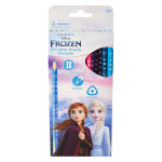 Disney Stationery Frozen 12 Colour Pencils Triangular