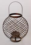 Oval Mesh Lantern With Handle – 40X27CM
