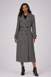 Womens Vivian Double Breasted Coat Ingrey - Grey 2XL