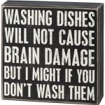 Box Sign - Brain Damage