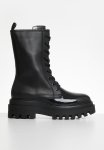 Calvin Klein Flatform Laceup Boot - Black