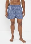 Polo Geo Square Print Woven Boxer - Navy