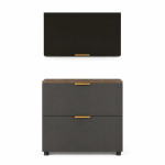 Modern Kitchen Storage Combo MW9602DB + MW960T