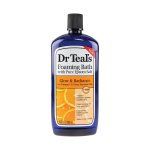 Dr Teal's Foaming Bath With Pure Epson Salt Vitamin C Glow And Radiance 1 L