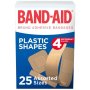 Band-aid Plastic Shapes Adhesive Bandages 25 Strips/box