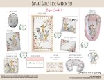 Cot Duvet Bedding Safari Girls Rose Garden Set