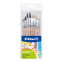 Pelican Pelikan 10-PIECE Hair & Bristle Paintbrush Set For Artists & Crafters