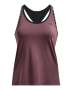 Women's Ua Knockout Tank - Ash Plum / XXL