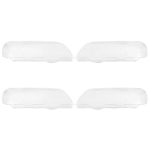 Oufdblfdr 4PCS Compatible With Bmw X5 E53 2000-2003 Car Headlight Lens Cover Replacement Head Light Lamp Lampshade Glass Shell L