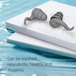 Ultra-quiet Gel Sleep Earplugs - Reusable Soundproof For Travel & Home Use 1 Pair