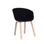 Upholstered Replica Hay Chair - Dusty Brown