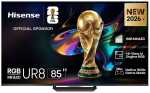 Hisense 216CM 85" 180HZ Rgb MINI LED Tv - 85UR8S