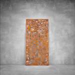Laser Cut Screen - Design 114 - 1040 X 535 X 20 Matt Silver Indoor