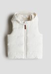 Hooded Gilet - White