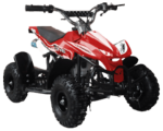50CC 2T Econo Air Cooled 3HP MINI Quad With Rubber Wheels - Red 4-10 Years