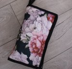 Diaper And Wipe Holder Nappy Clutch Black Peoni