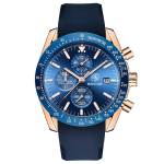 Benyar BY-5140M Chronograph - Rose Gold And Blue