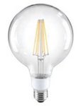 Sylvania Toledo Retro Globe G125 WARMLIGHT2200K 8W-750 LUMEN-E7 Base