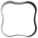 Aluminium Fancy Square Cutter Pack Of 10