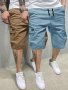 2PCS Men's Cargo Shorts Pants Outdoor Hiking Multi-pocket Utility Shorts Casual Style For Summer Hiking Cycling