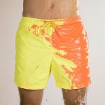 Changing Colour Of Swimwear Orange