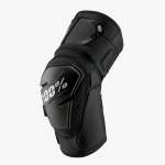 100% Fortis Knee Guards Black - L xl