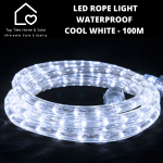 LED Rope Light Waterproof Cool White - 100M