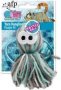 Knotty Habit Yarn Dangling Octopus Cat Toy Grey