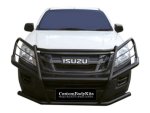 Isuzu 2022+ GEN7 Bullbar – Full Face Wrap Around Mild Steel Black Asb