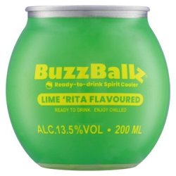 Ballz Lime 'rita Flavoured Ready To Drink Spirit Cooler 200ML