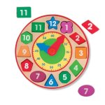 Melissa Wooden Shape Sorting Clock