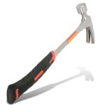 Tork Craft Hammer Claw 570G 20OZ All Steel With Ergonomic Grip & Full Polished Head